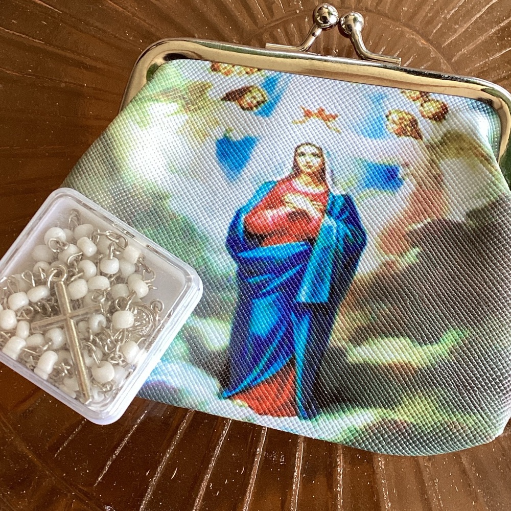 Religious Pendant Necklace with case